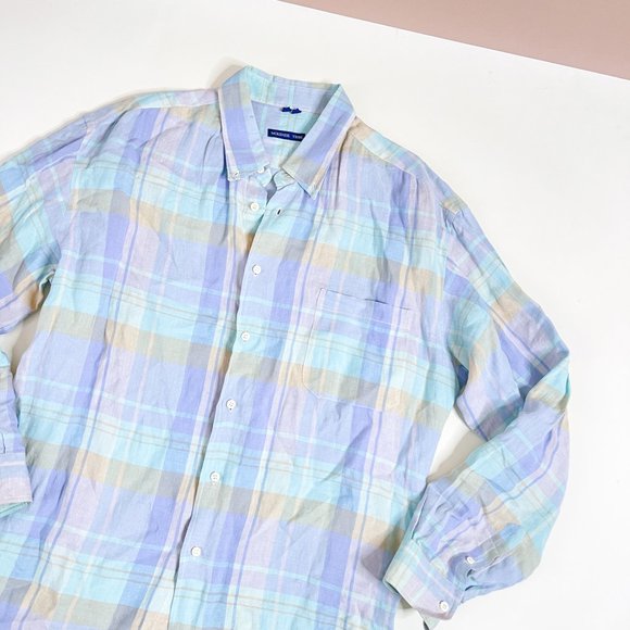 Mckenzie Tribe Long Sleeves Checkered Button Down Shirt In Multicolor Size XL - Picture 2 of 5